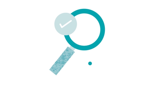 Illustration of a magnifying glass —symbolizing reflection or personal evaluation