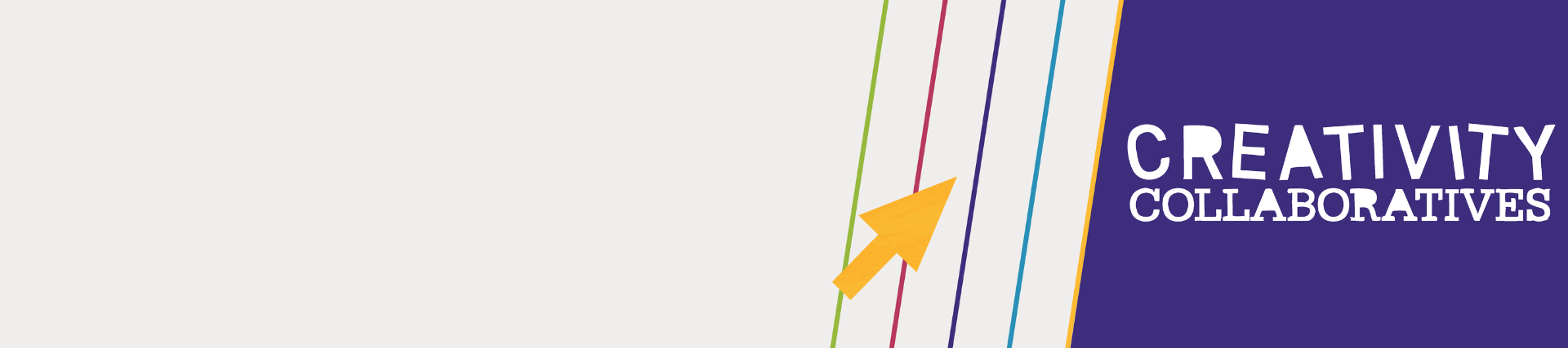 Abstract design of Creativity Collaboratives logo